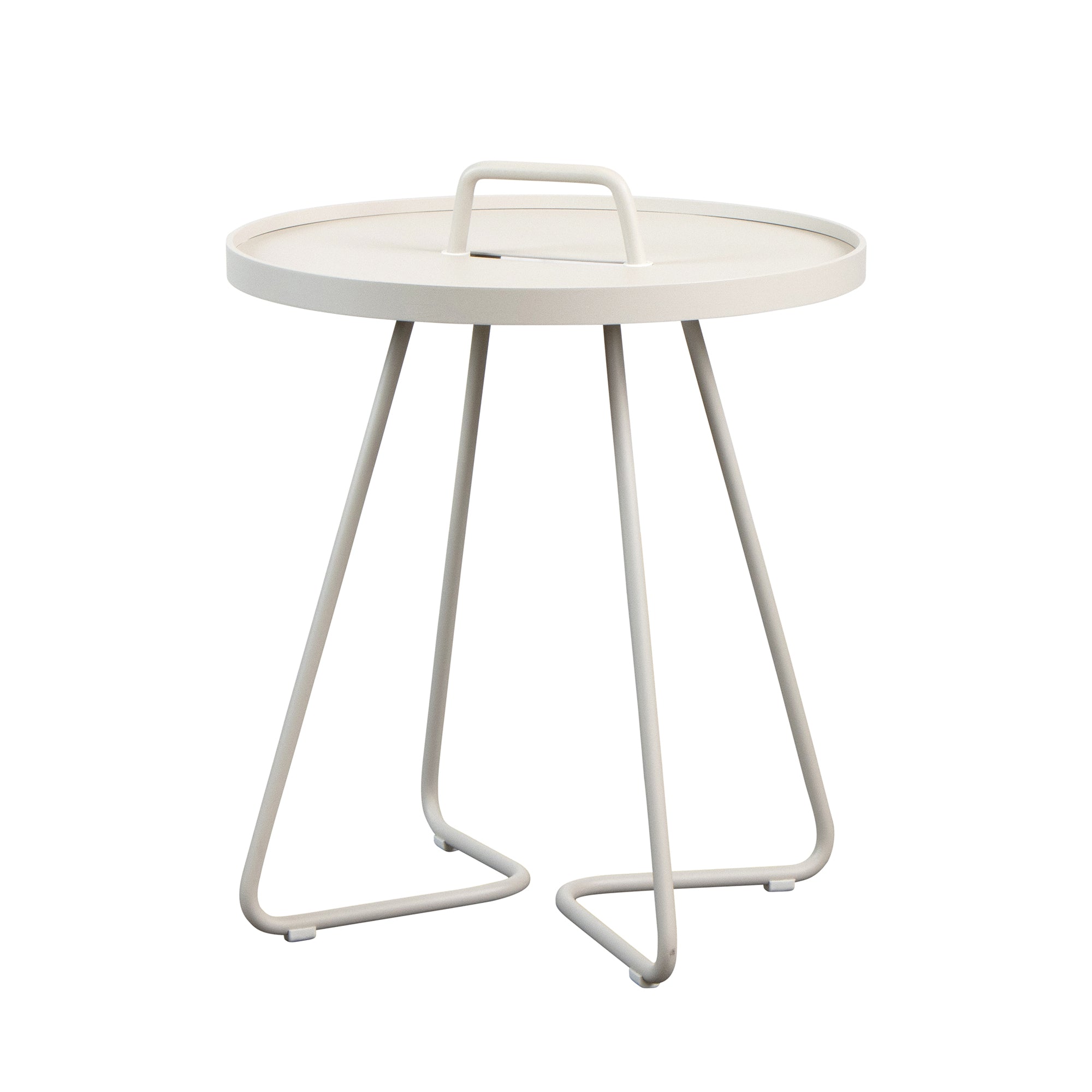 Cane-line - On-the-move Beistelltisch Outdoor | Ø 44 cm / sand