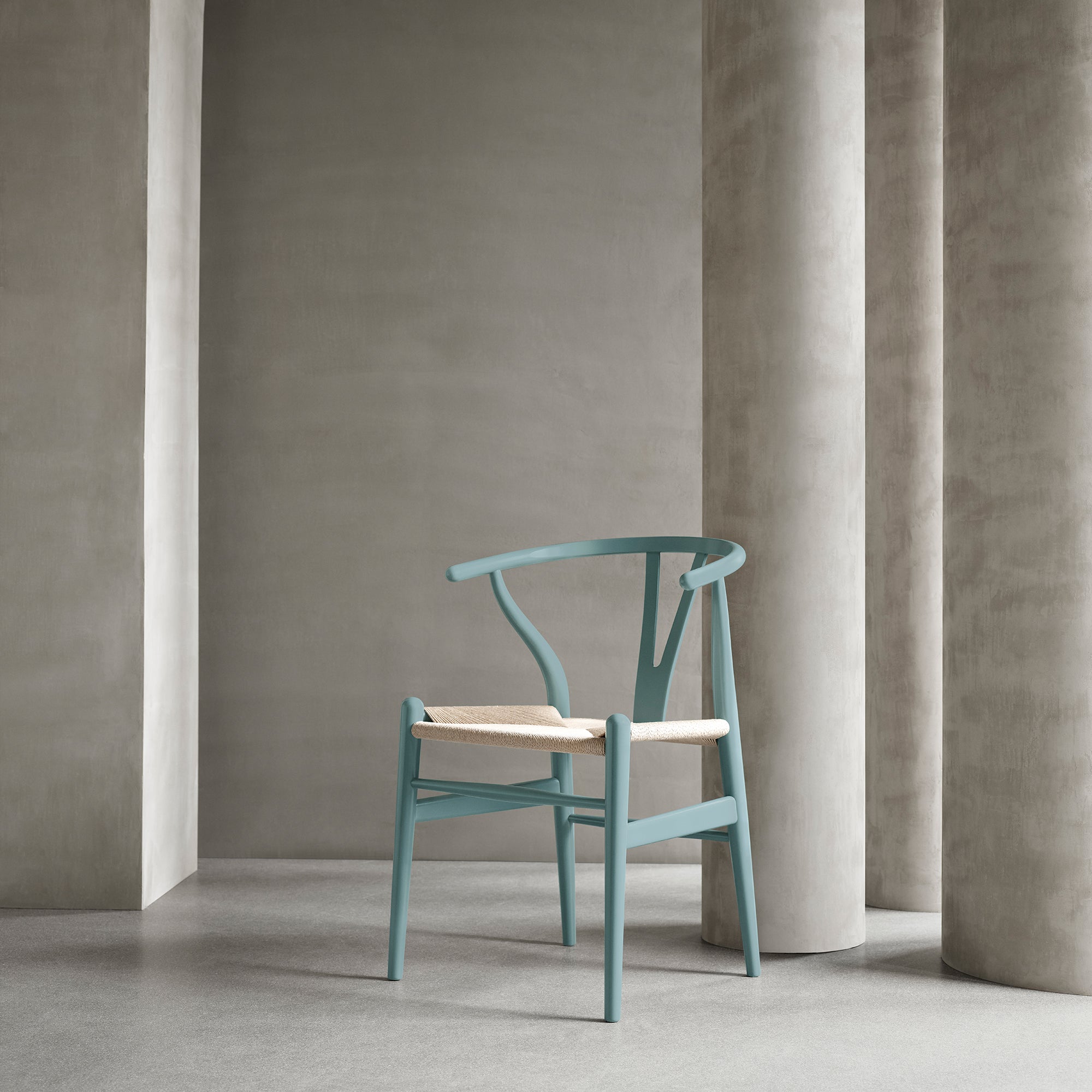 Carl Hansen - CH24 Soft Wishbone Chair Ilse Crawford | pewter