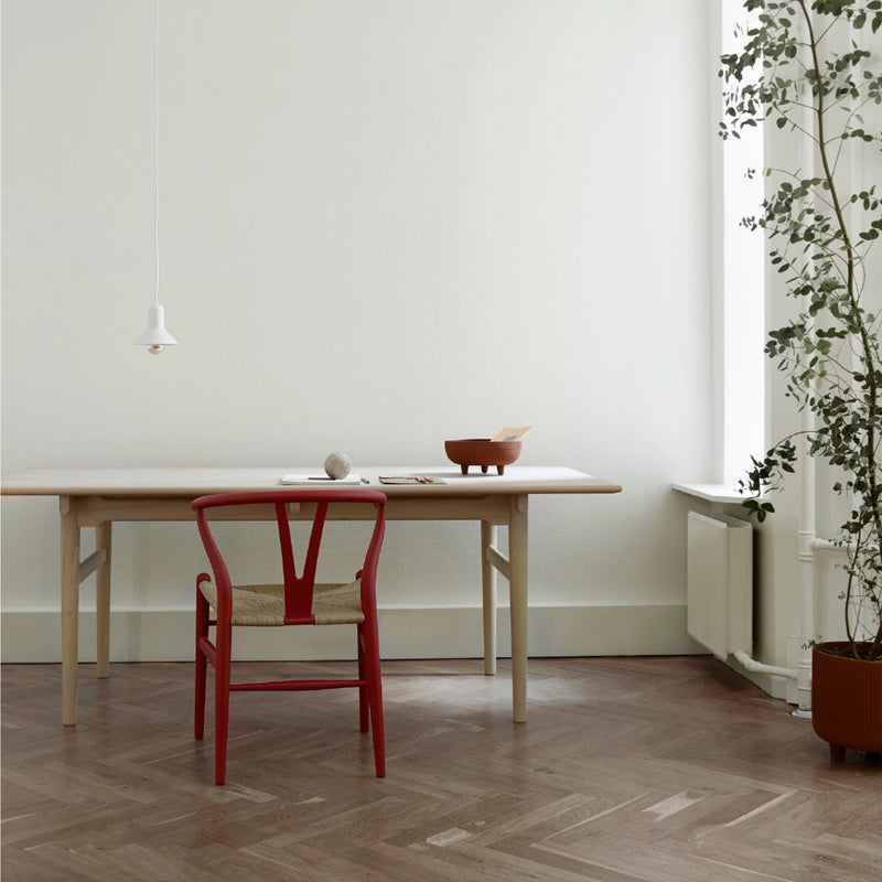Carl Hansen - CH24 Wishbone Chair, schwarzes Geflecht
