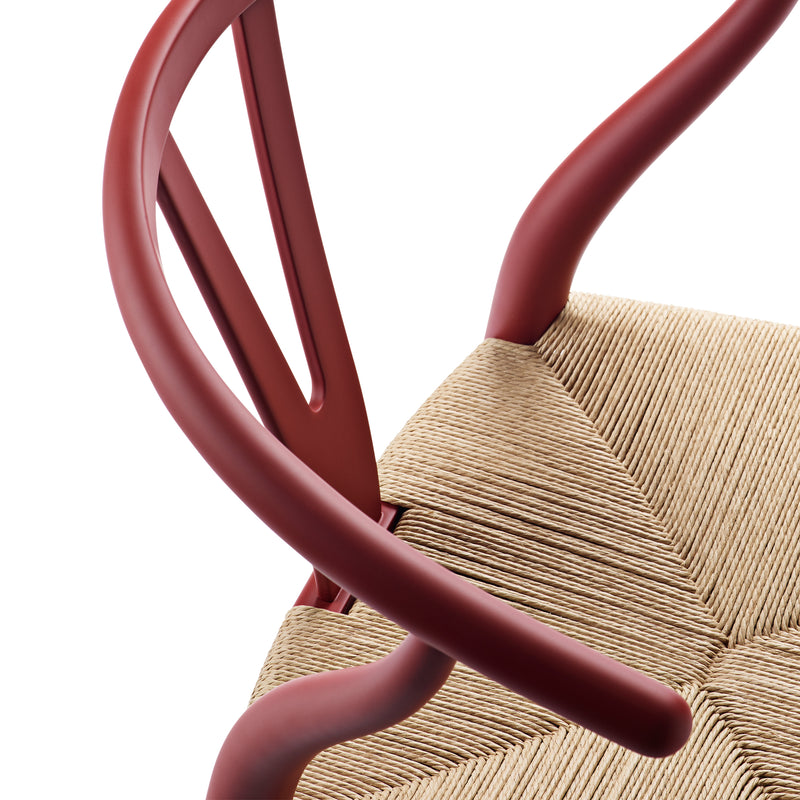 Carl Hansen - CH24 Wishbone Chair | Buche soft red brown