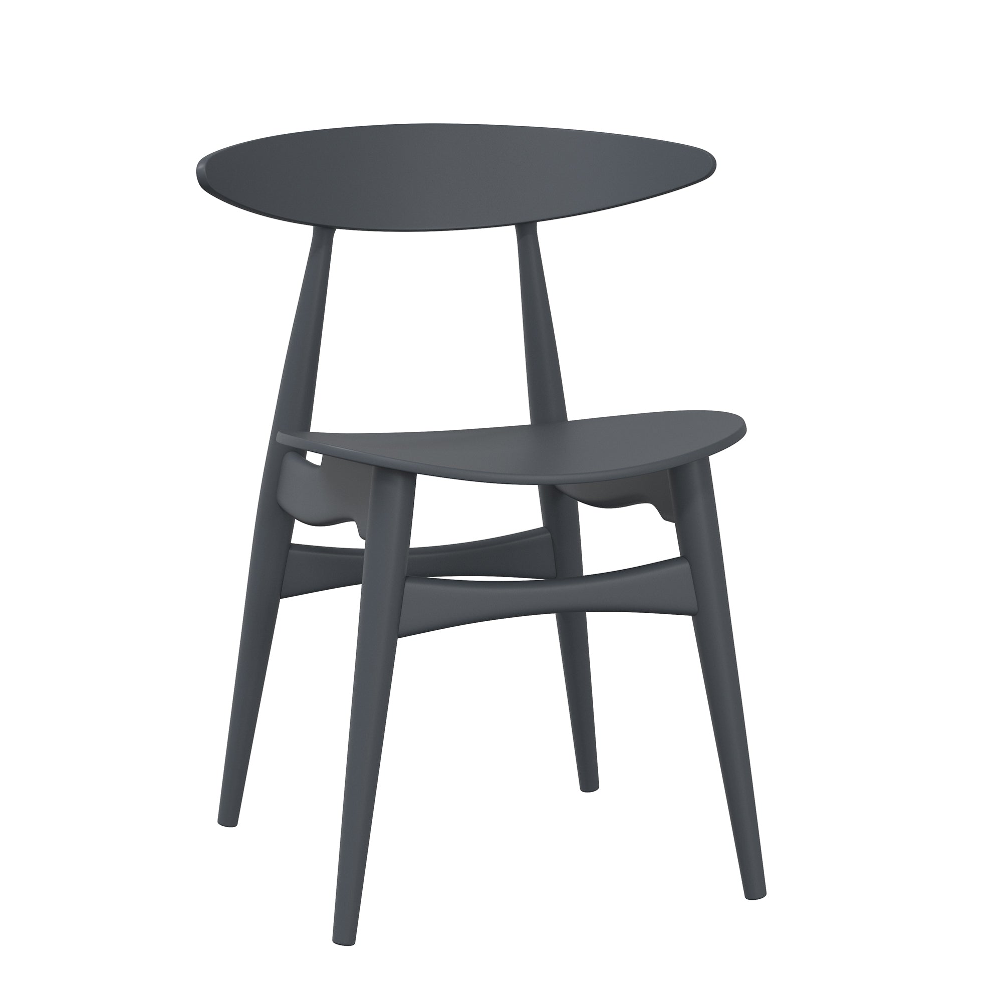 Carl Hansen - CH33 T | Buche soft anthrazit lackiert
