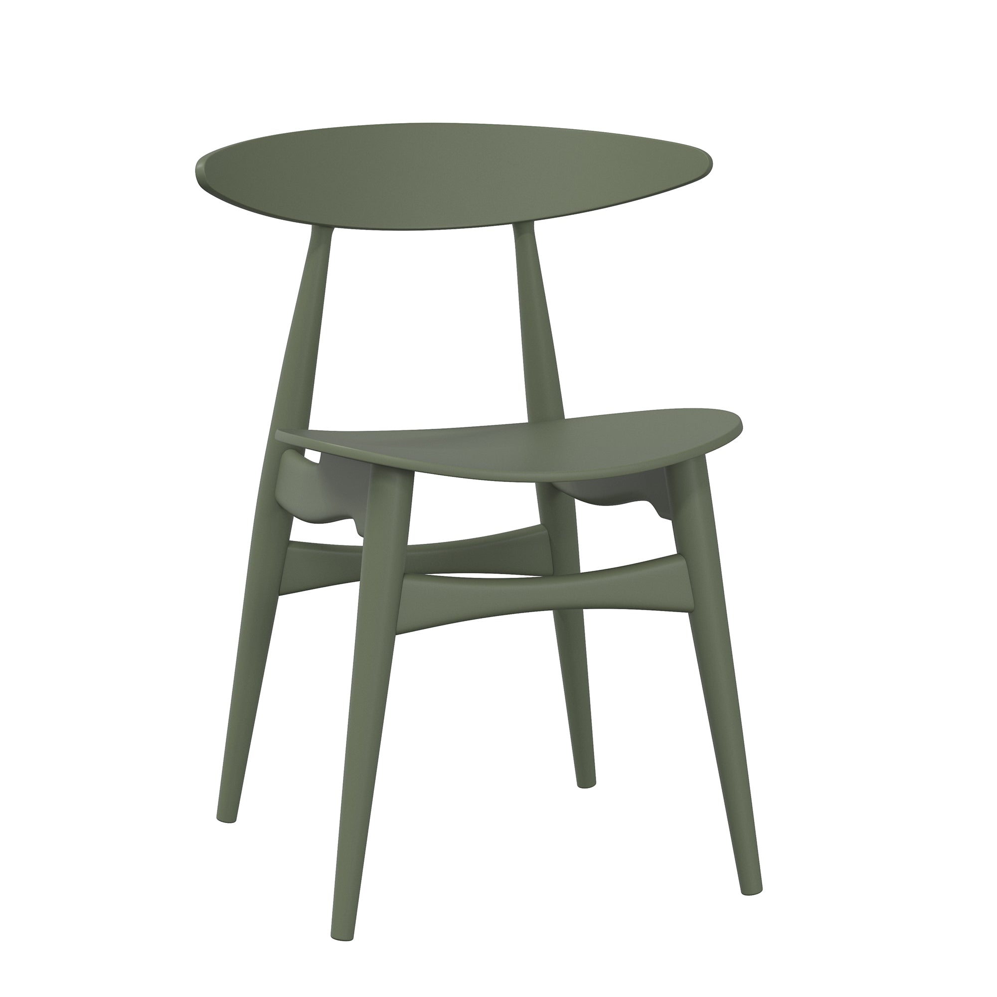 Carl Hansen - CH33 T | Buche soft olivgrün lackiert