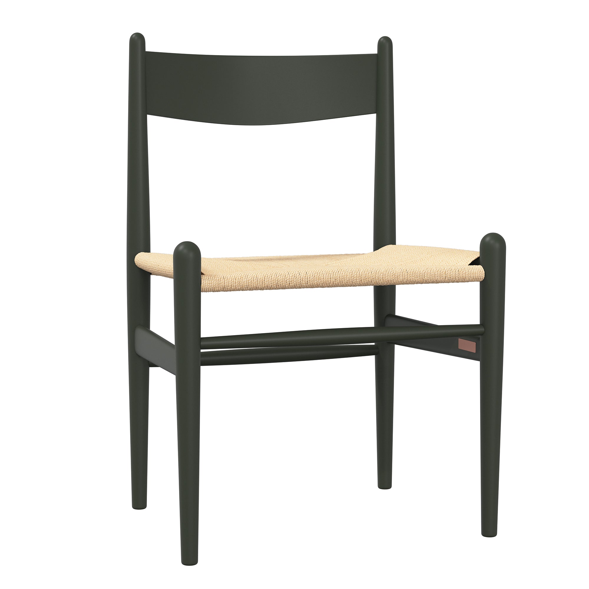 Carl Hansen - CH36 Stuhl | Buche soft grün lackiert 