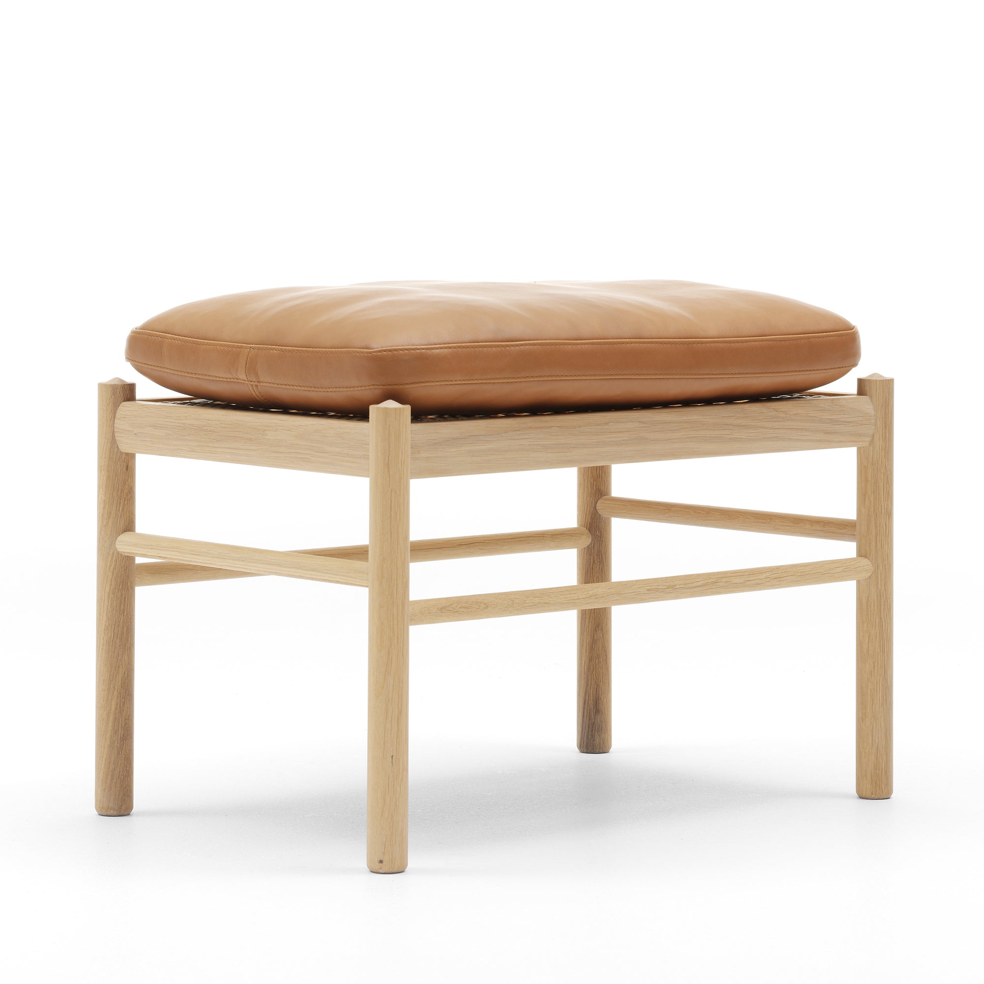 Carl Hansen - OW149F Colonial Fußhocker | Leder SIF 95