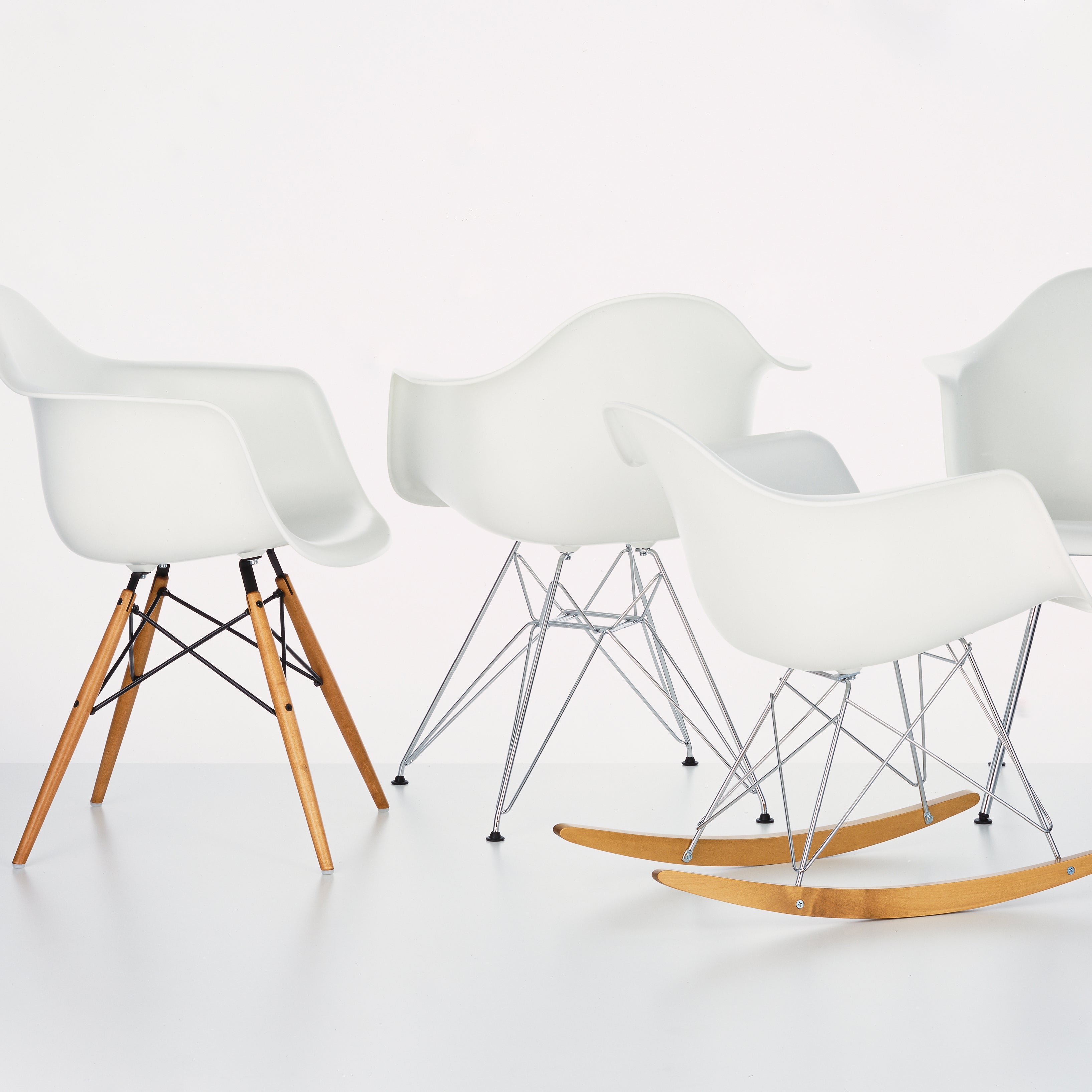 Vitra - Eames Plastic Armchair DAW | Ahorn gelblich