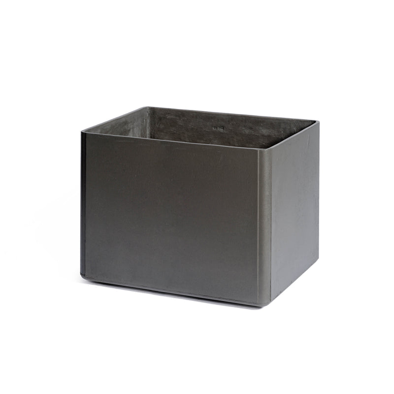 Eternit - Delta Pflanzentopf - rechteckig | 60 x 45 x 45 cm / anthrazit