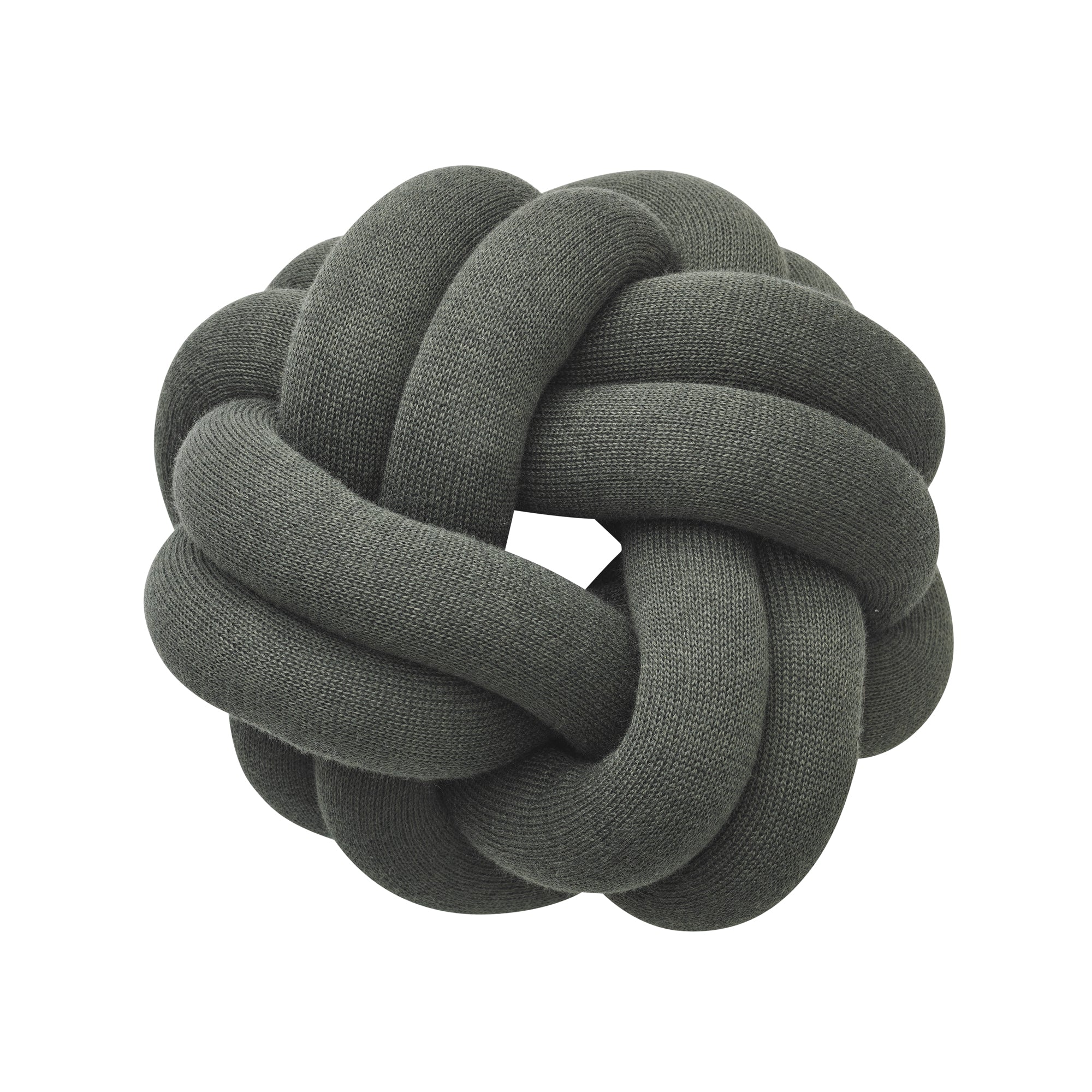 Design House Stockholm - Knot Kissen | waldgrün