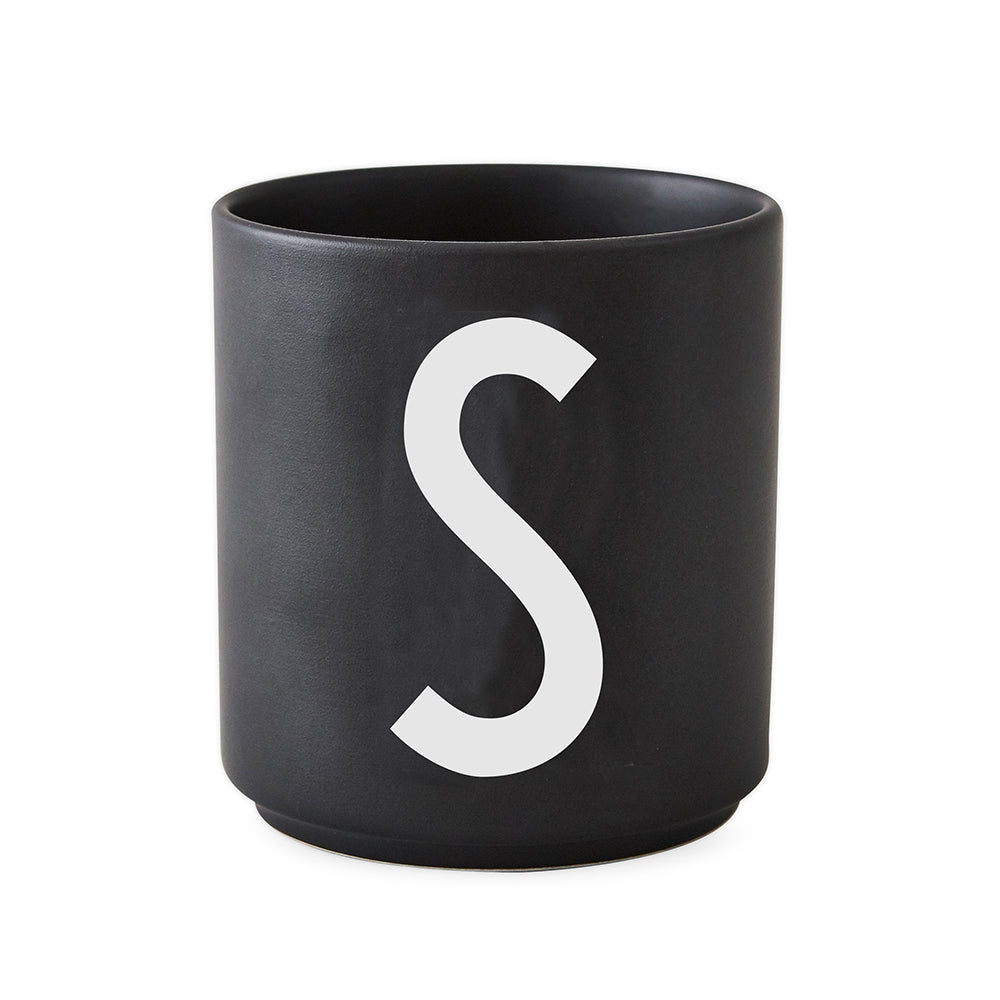 Design Letters - AJ Porzellan Becher | S / schwarz
