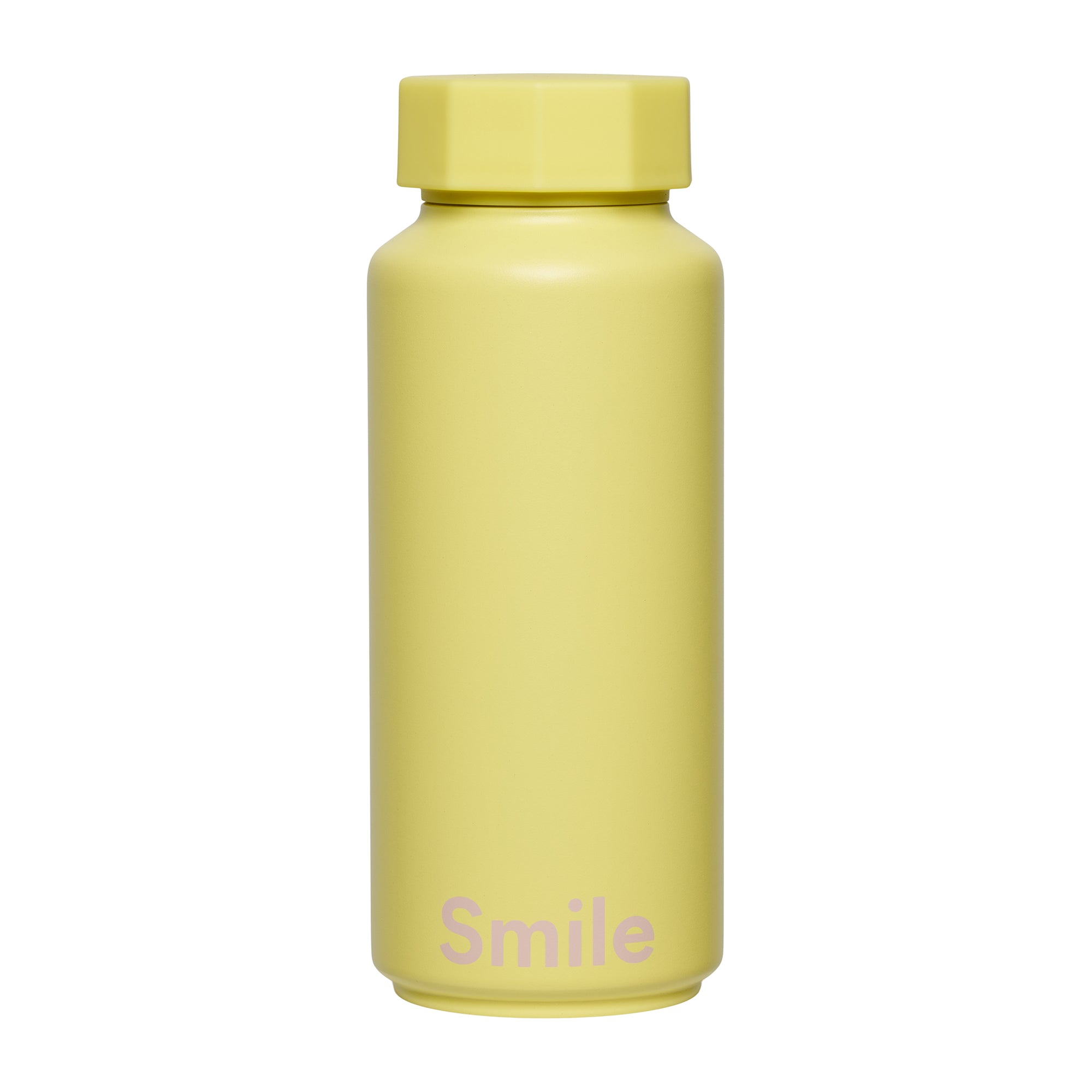 Design Letters - AJ Thermosflasche Hot &amp; Cold | gelb (Smile)
