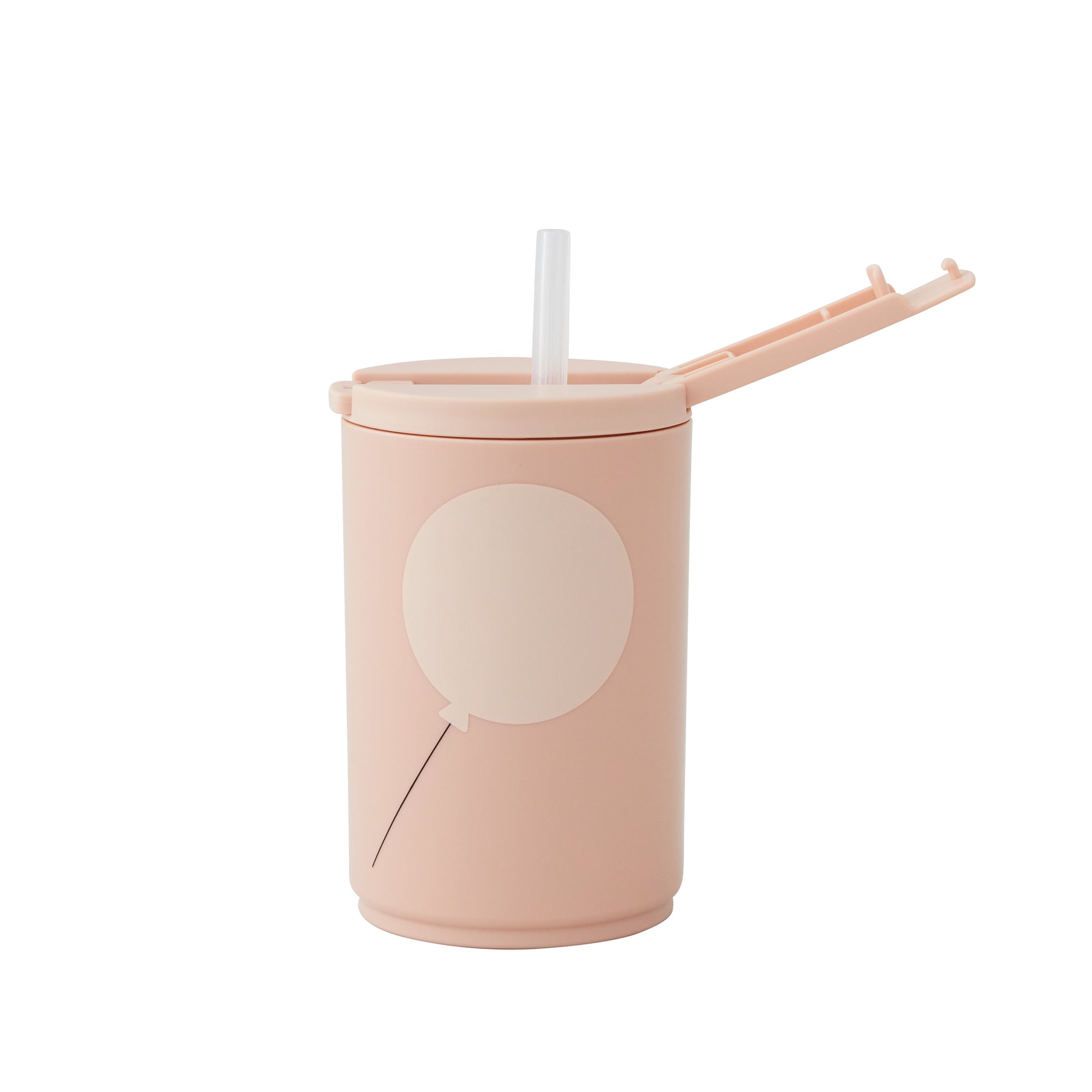 Design Letters - Kids life Trinkhalm-Becher | nude