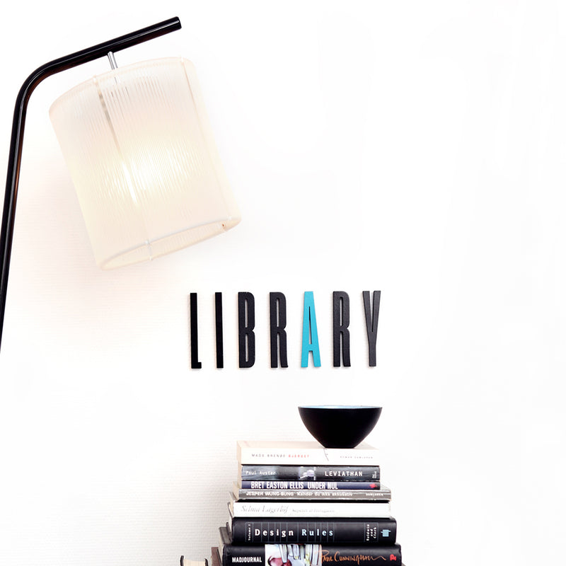 Design Letters - Wooden Letters Indoor Schwarz