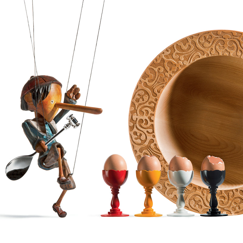 Alessi - Dressed Eierbecher mit Löffel
