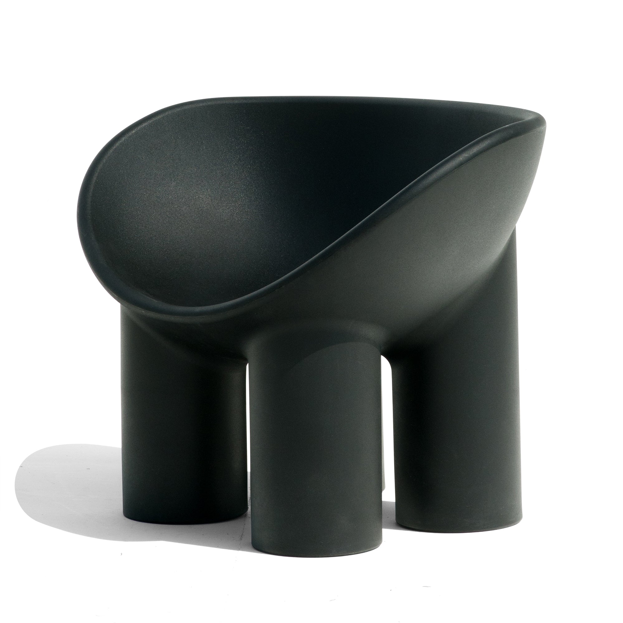 Driade - Roly Poly Armchair | graphitschwarz, graphitschwarz recycled