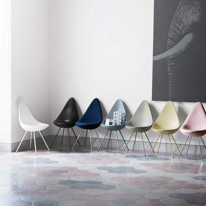Fritz Hansen - Drop Stuhl | schwarz/schwarz