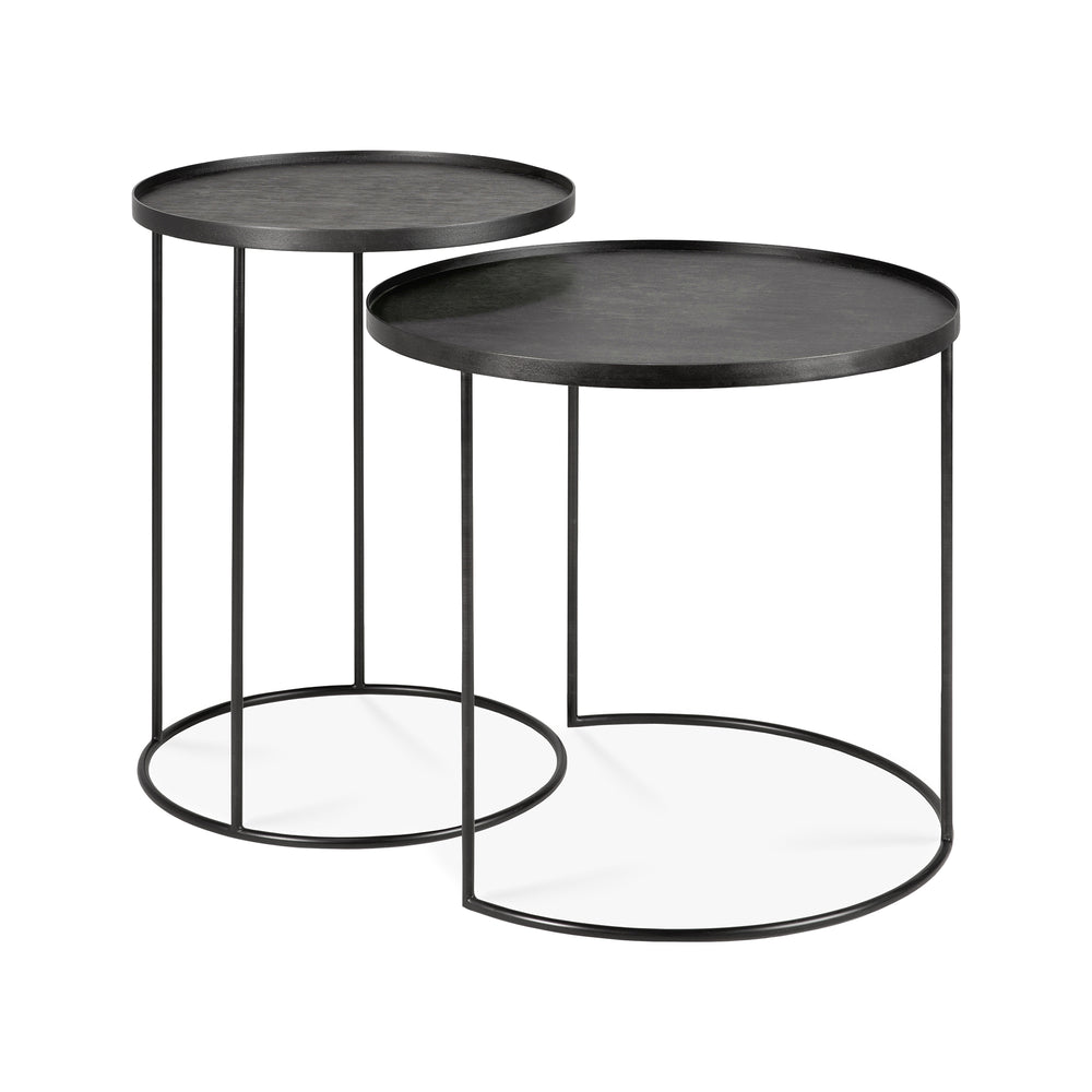 Ethnicraft - Beistelltisch ohne Tablett | Set S/L