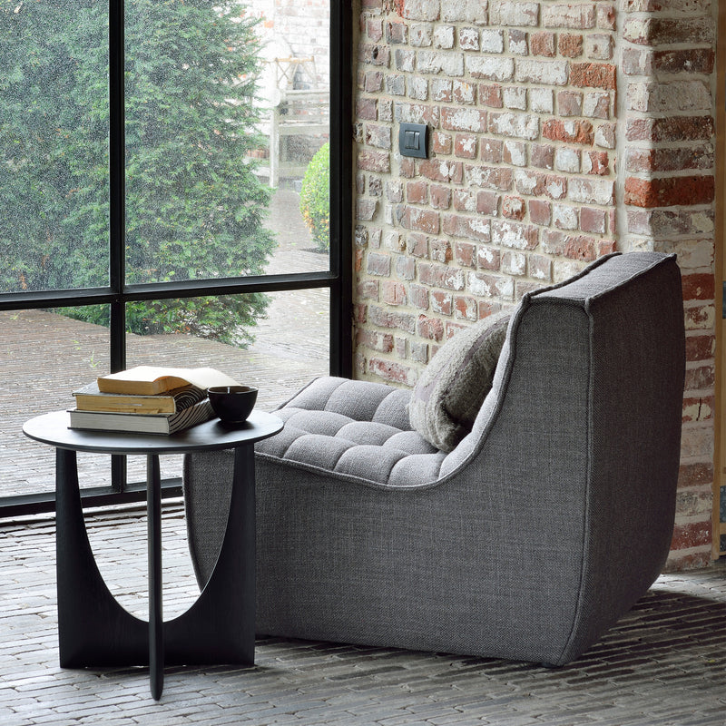 Ethnicraft - N701 Sessel, beige | dark grey