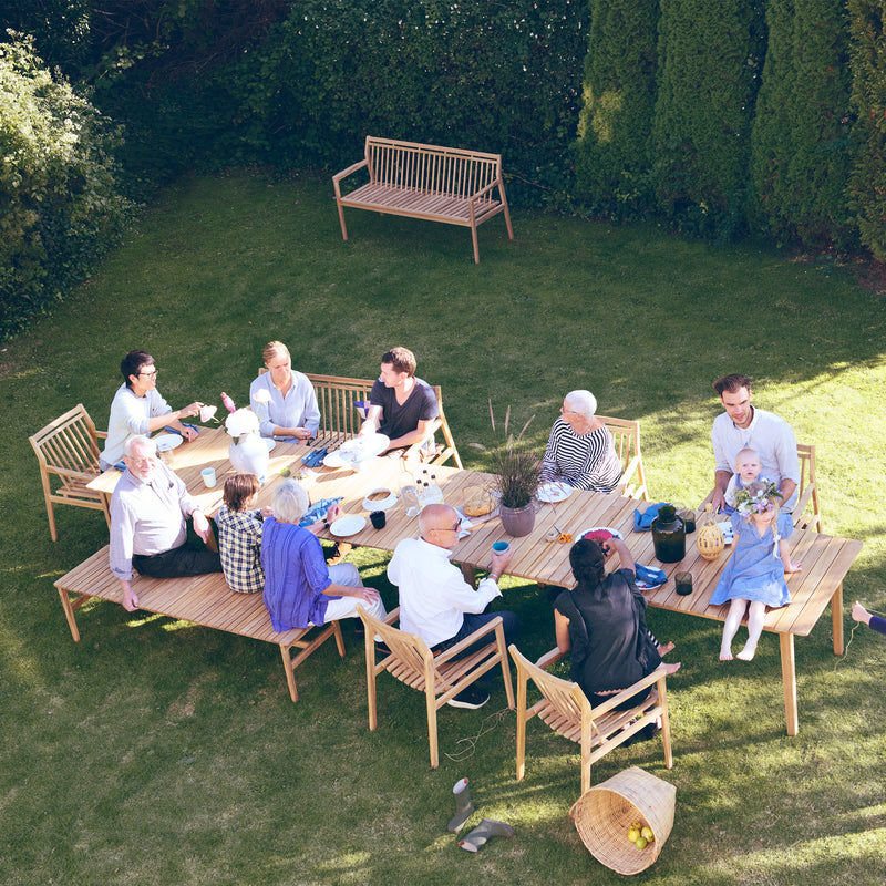 FDB Møbler - Gartenbank mit Rückenlehne