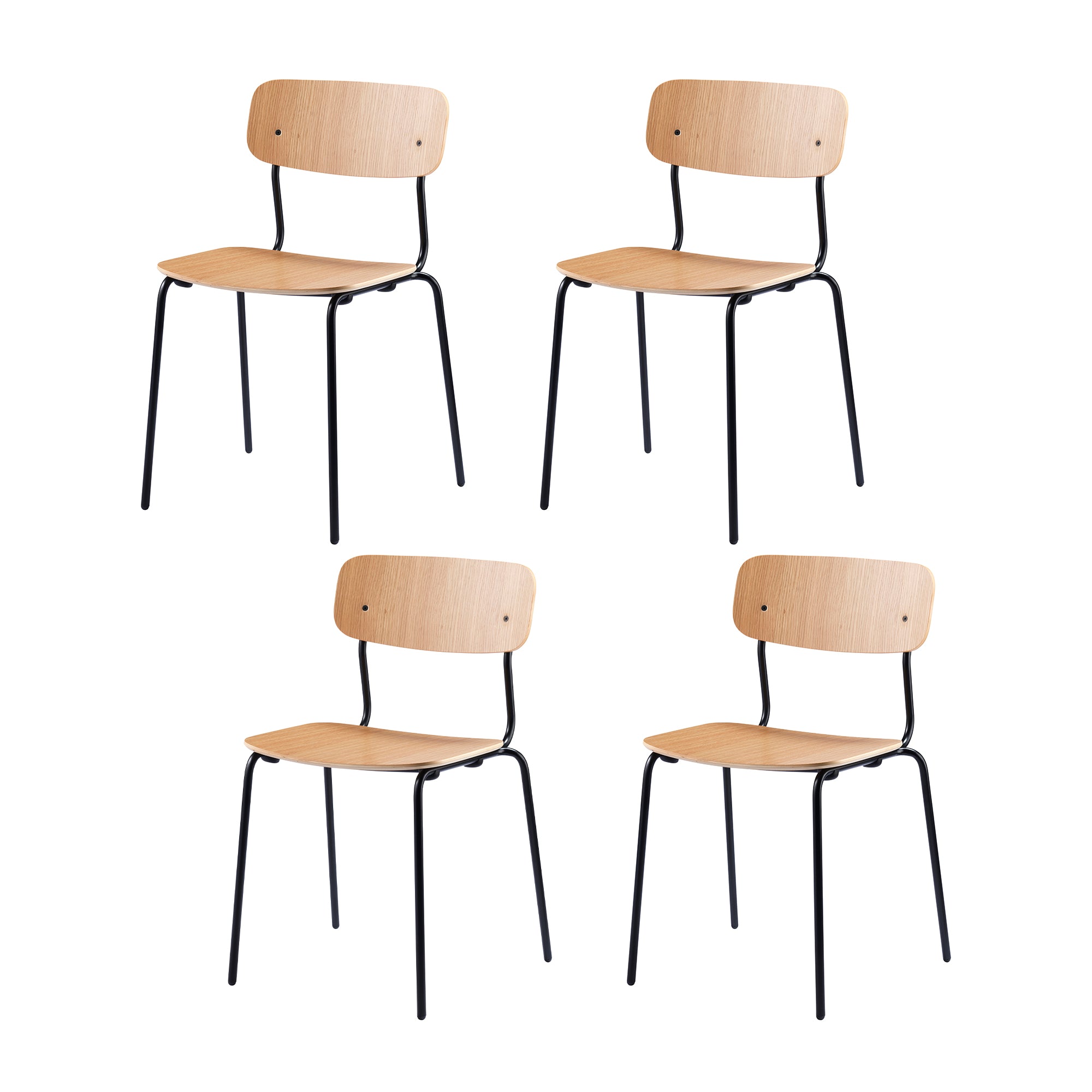 FDB Møbler - J182 Holmen Stuhl | ohne / 4er Set