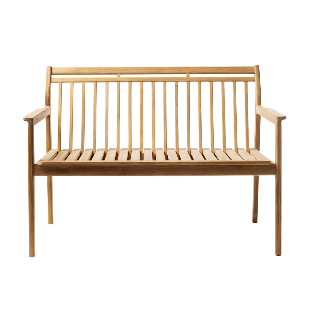 FDB Møbler - Gartenbank mit Rückenlehne | 64,5 x 119,7 cm