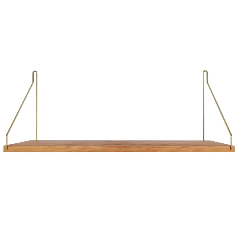 Frama - Shelf Regal | 60 x 27 cm / Eiche/Messing