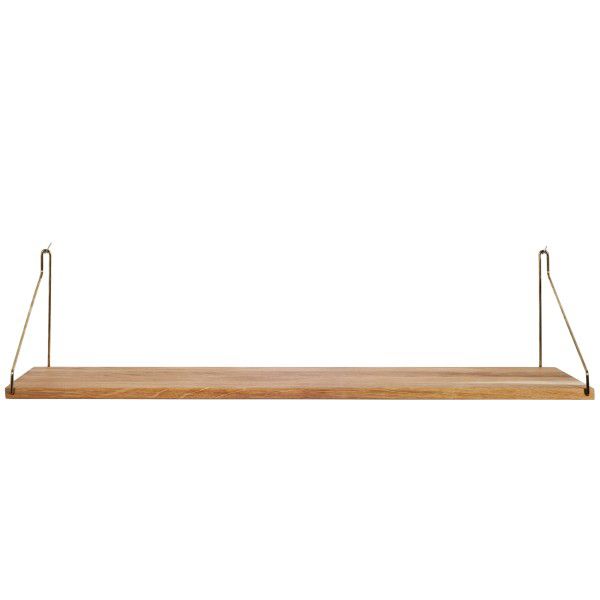 Frama - Shelf Regal | 80 x 27 cm / Eiche/Messing