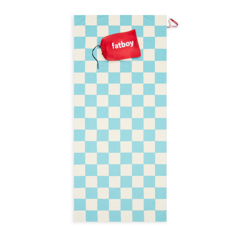 Fatboy - Beach Baggy Strandtuch XL | chess azur