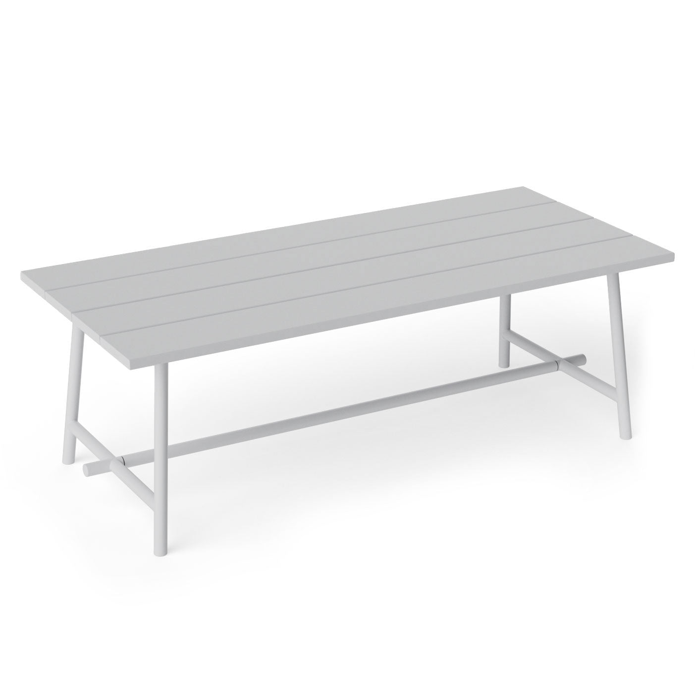 Fatboy - Fred's Outdoor Tisch 220 x 100 cm | hellgrau
