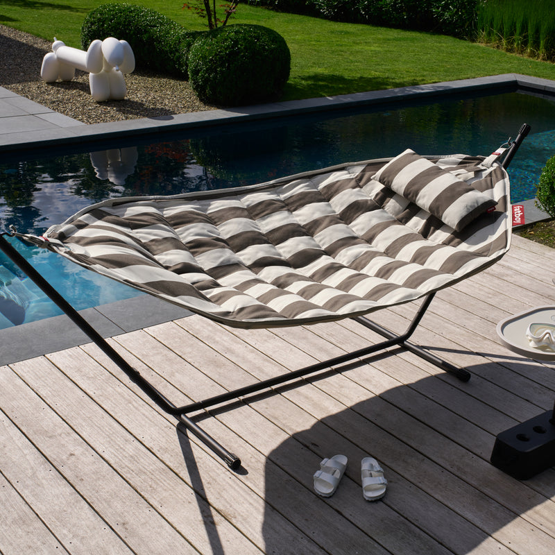 Fatboy - Headdemock Hängematte Superb Deluxe mit Gestell, Kissen und Abdeckung