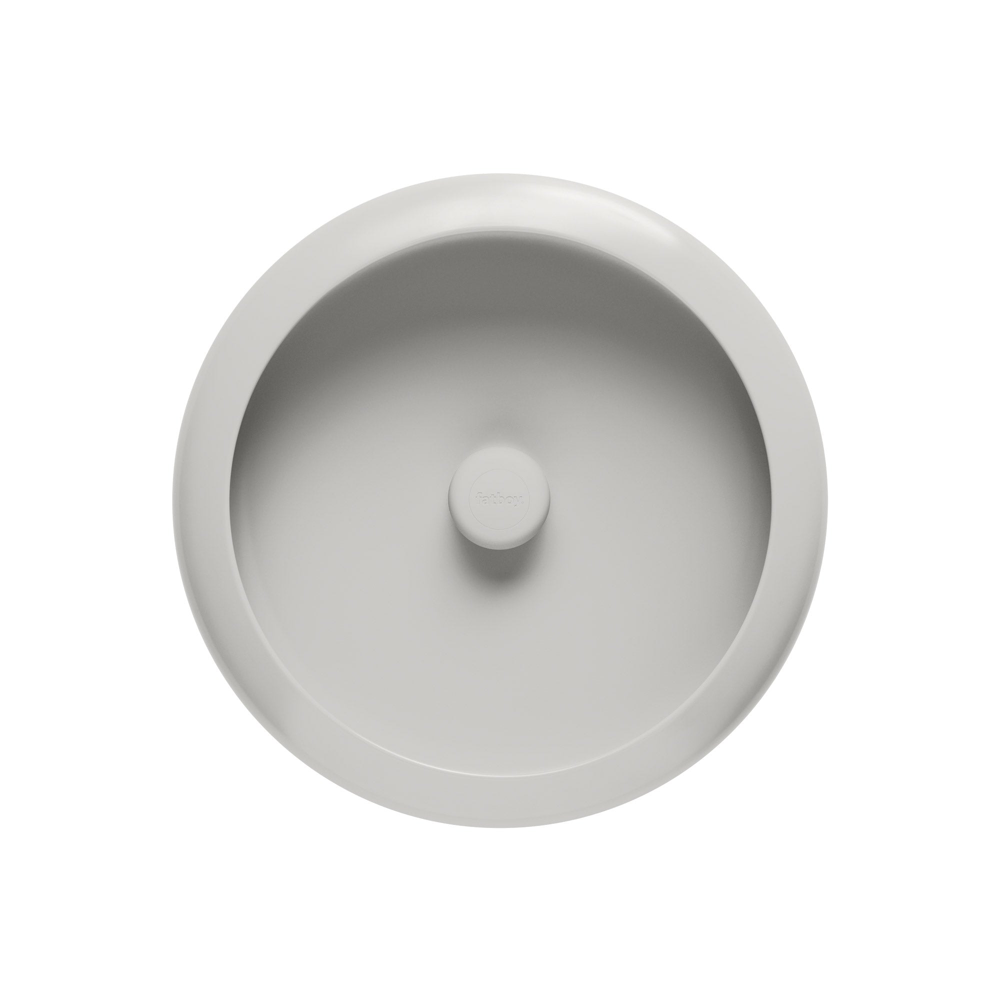 Fatboy - Oloha Large Schale mit LED Akkuleuchte | Large / light grey