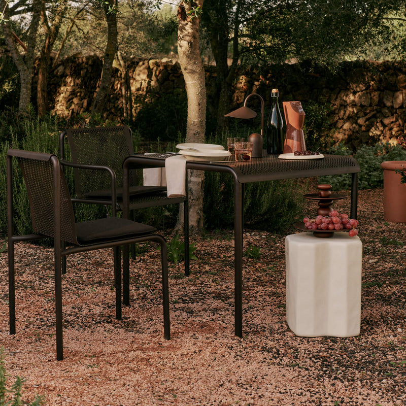 Ferm Living - Dapple Gartenstuhl | dark chocolate