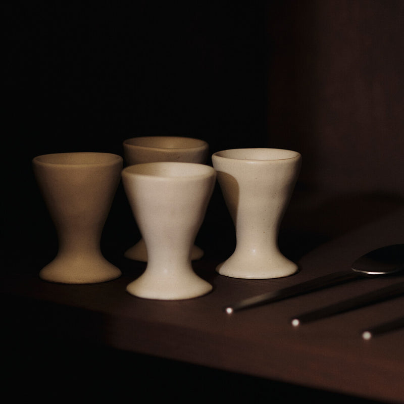 Ferm Living - Flow Eierbecher | weiß