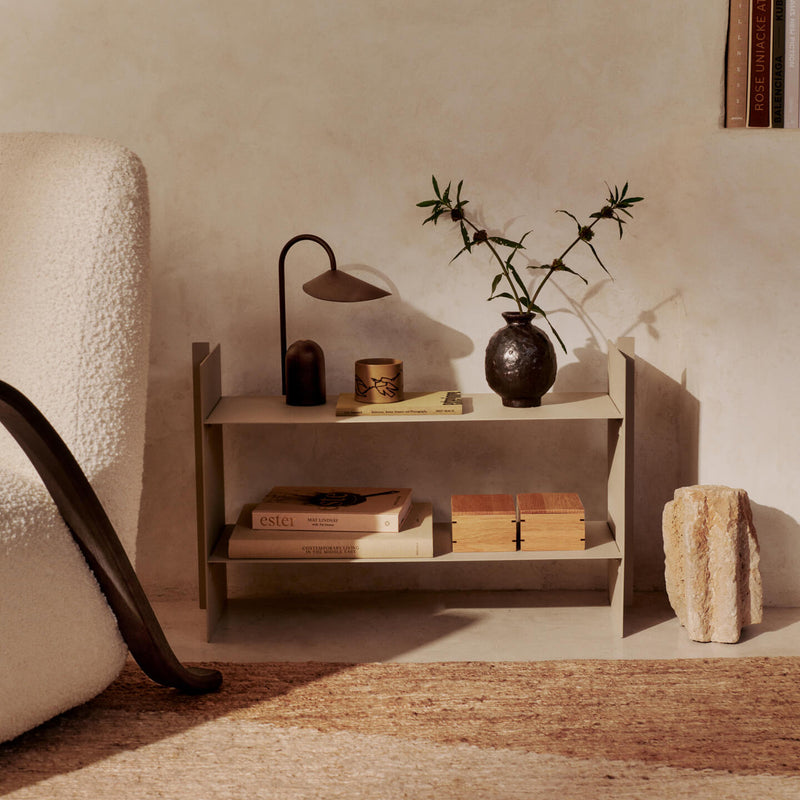 Ferm Living - Lager Standregal niedrig | cashmere