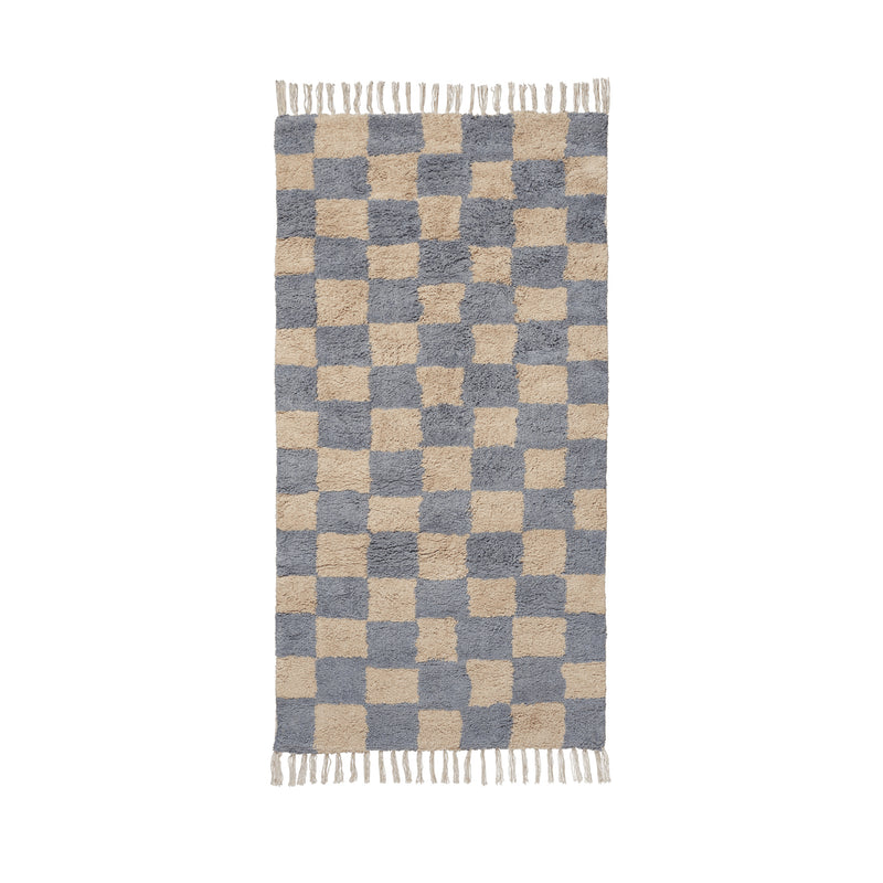 Ferm Living - Mara Kinderteppich | mist blue