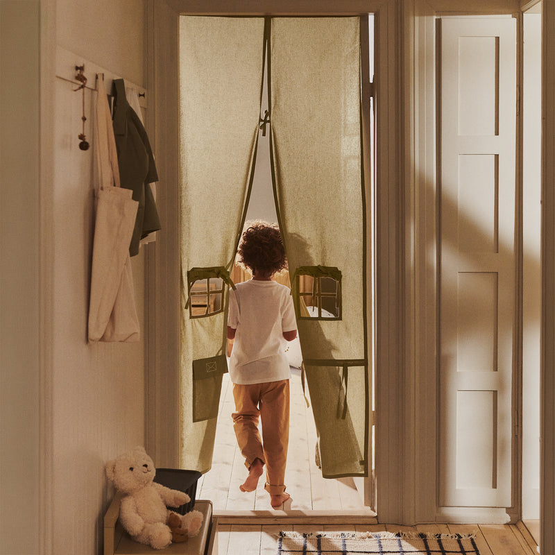 Ferm Living - Settle Türvorhang | elm green