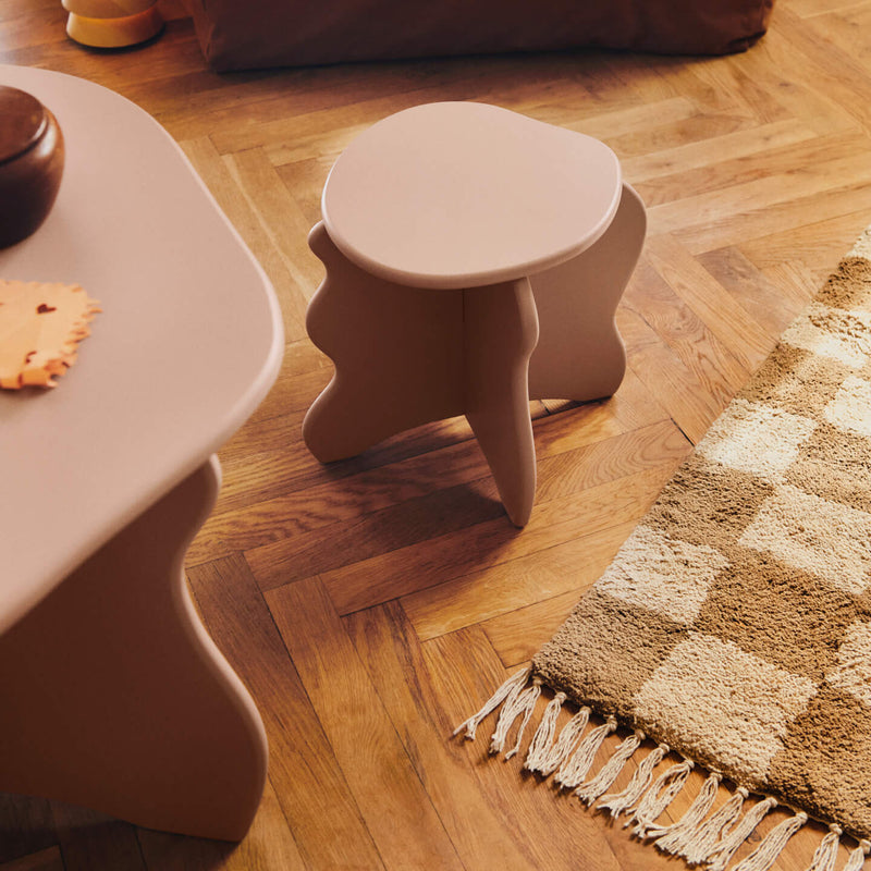 Ferm Living - Slope Kinderhocker | rosa
