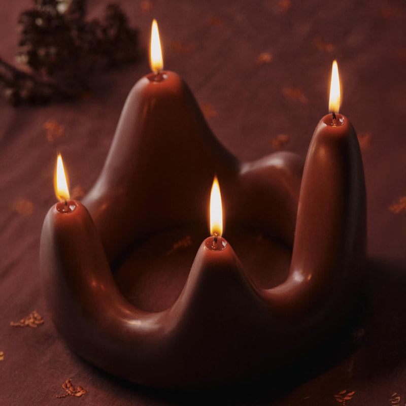 Ferm Living - Stala Kerze | dark grape
