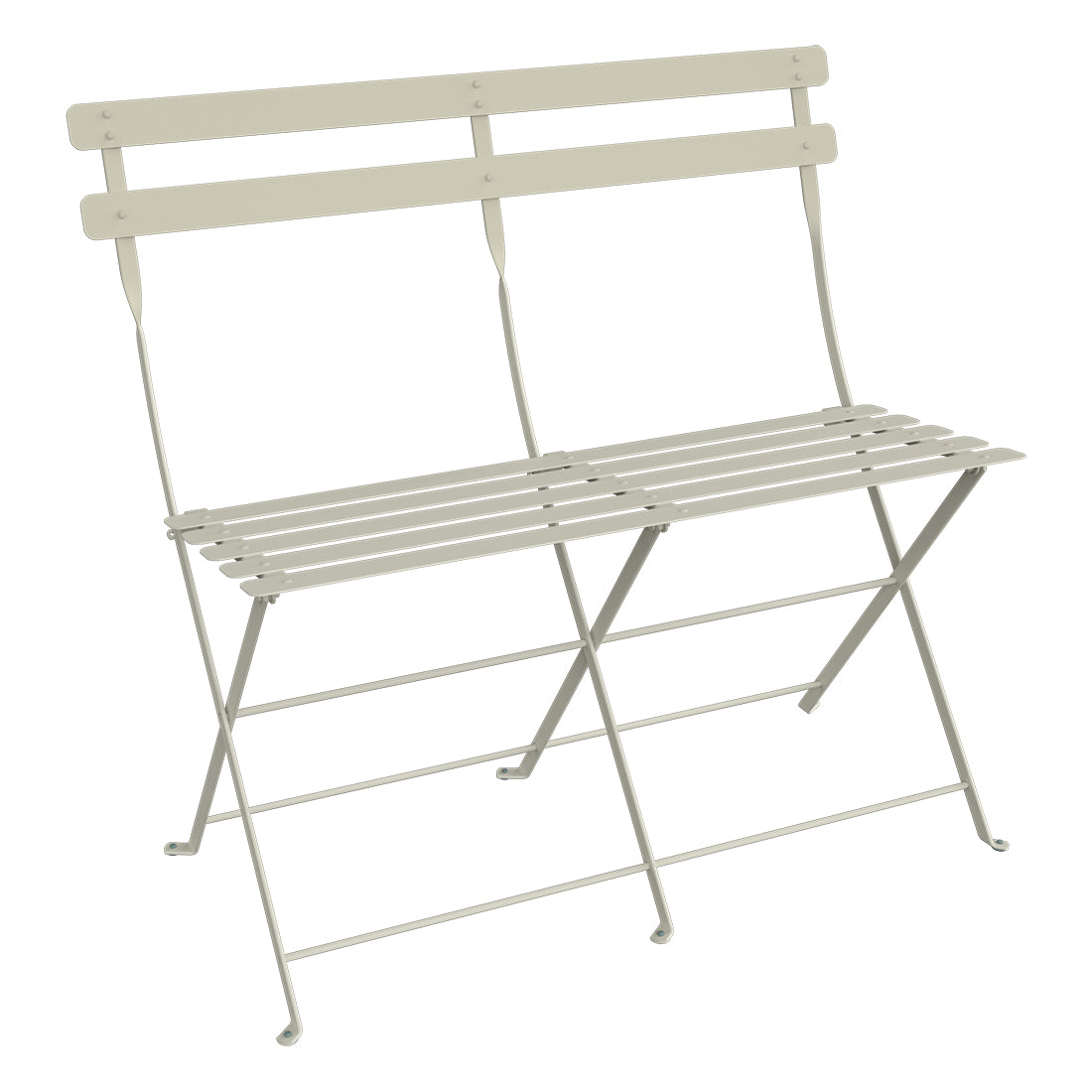 Fermob - Bistro 2-Sitzer Klappbank | lehmgrau