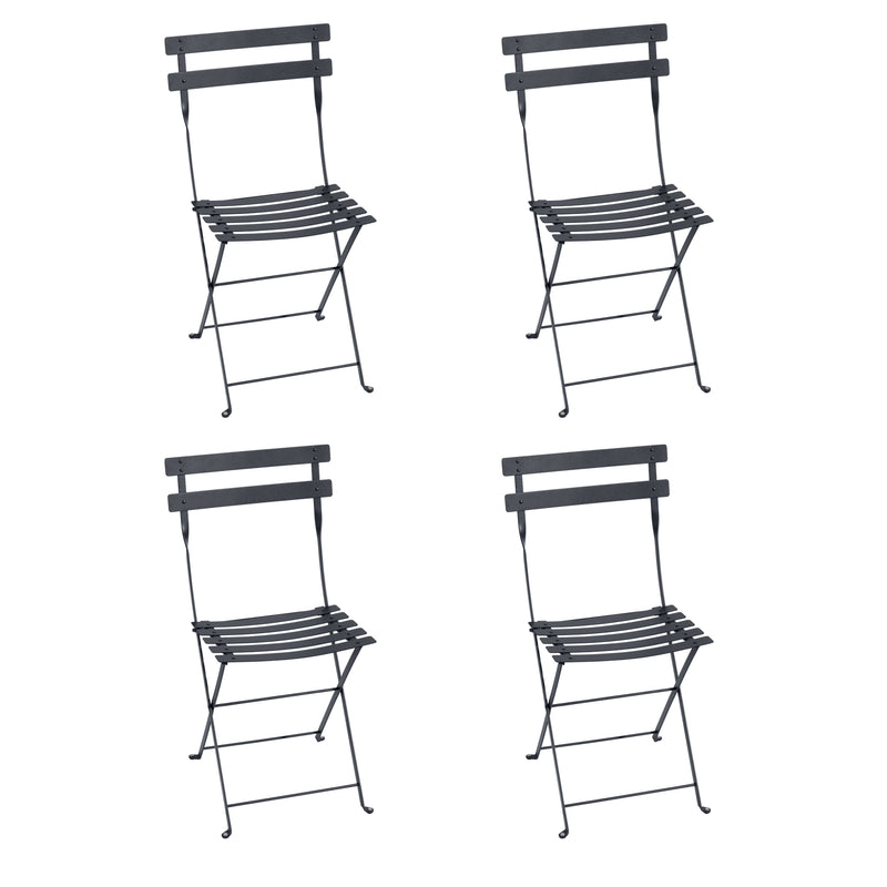 Fermob - Bistro Klappstuhl Metall Set | anthrazit