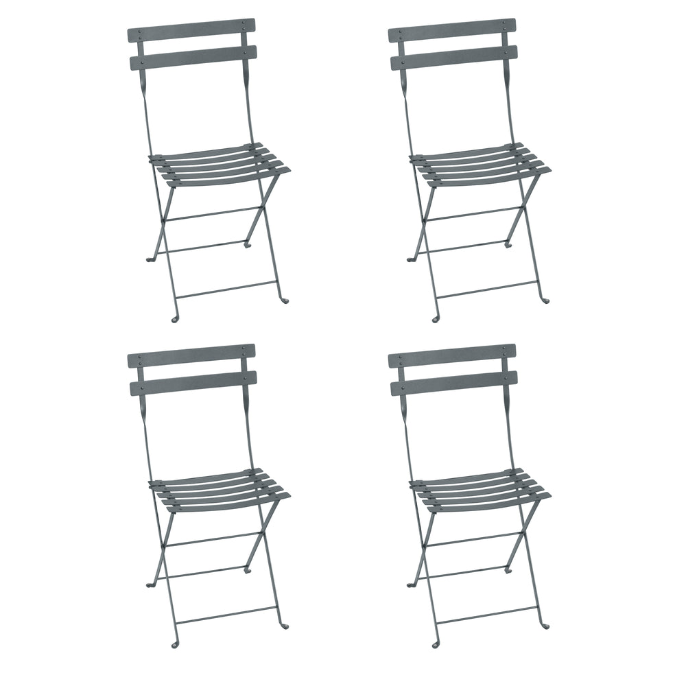 Fermob - Bistro Klappstuhl Metall Set | gewittergrau