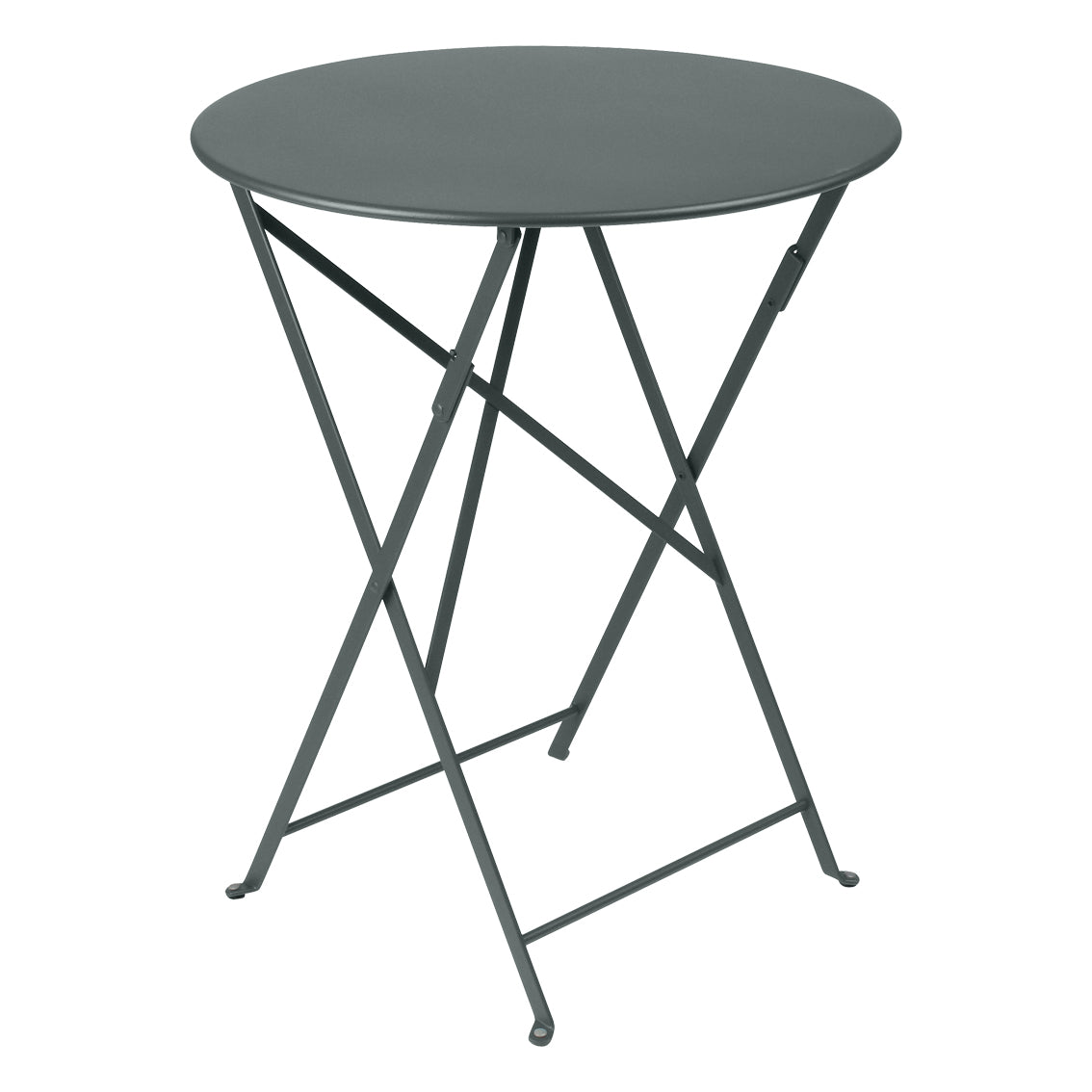 Fermob - Bistro Klapptisch Ø 60 cm | gewittergrau matt
