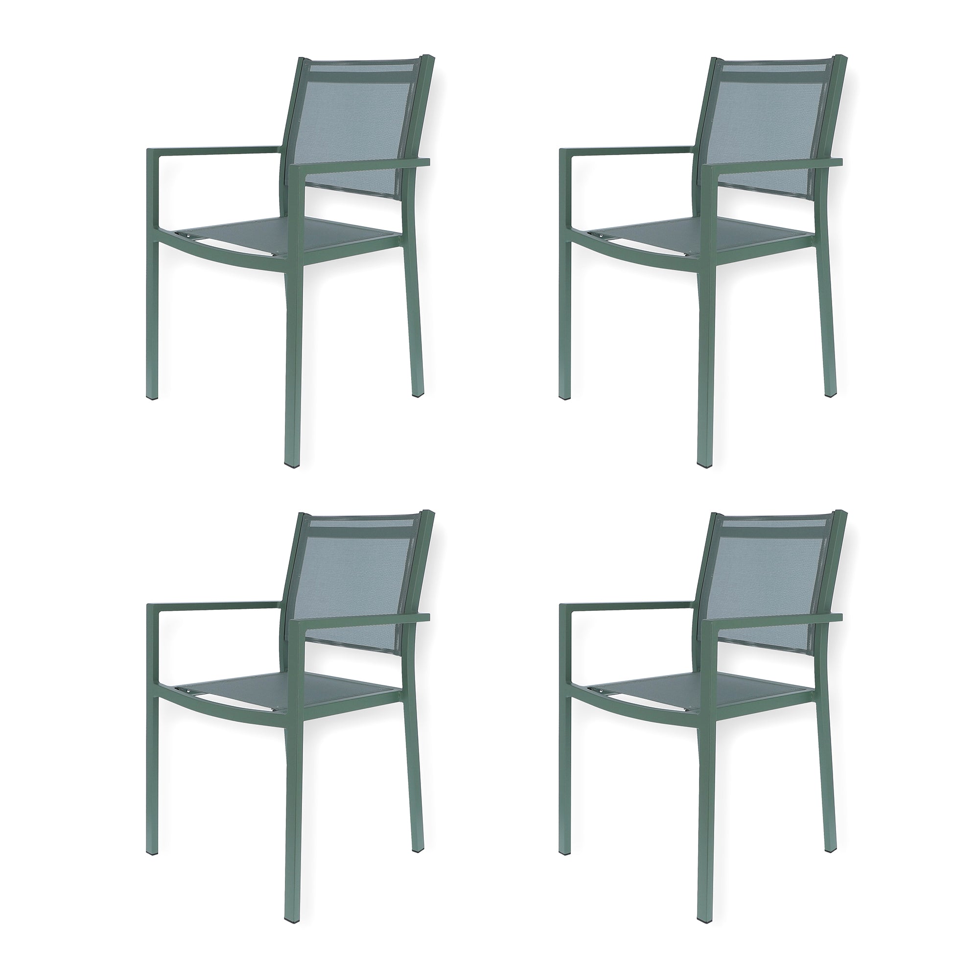 Fiam - Aria Stapelsessel (2er-Set) | salbei