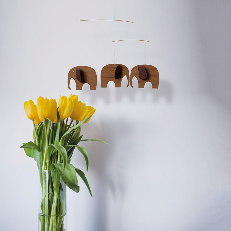 Flensted Mobiles - Elefanten Treffen Mobile