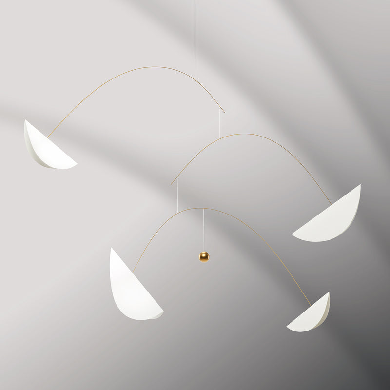 Flensted Mobiles - Life &amp; Thread Mobile | weiß/gold