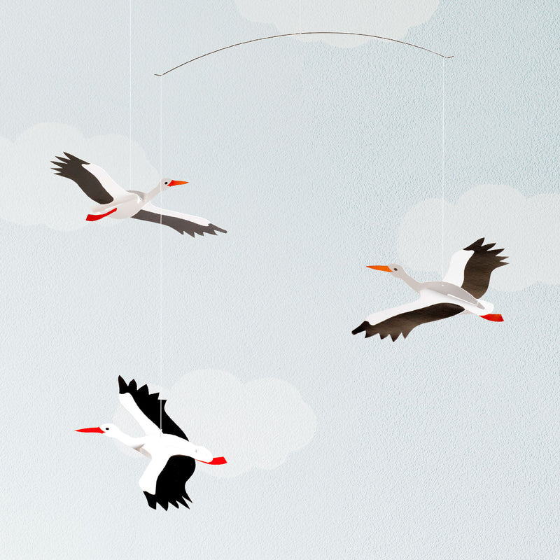 Flensted Mobiles - Lucky Storks Mobile | 
