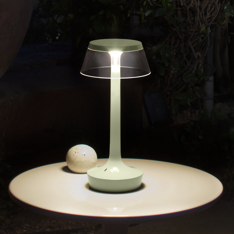 Flos - Bon jour Unplugged LED Akku-Tischleuchte Color Tune | fresh mint