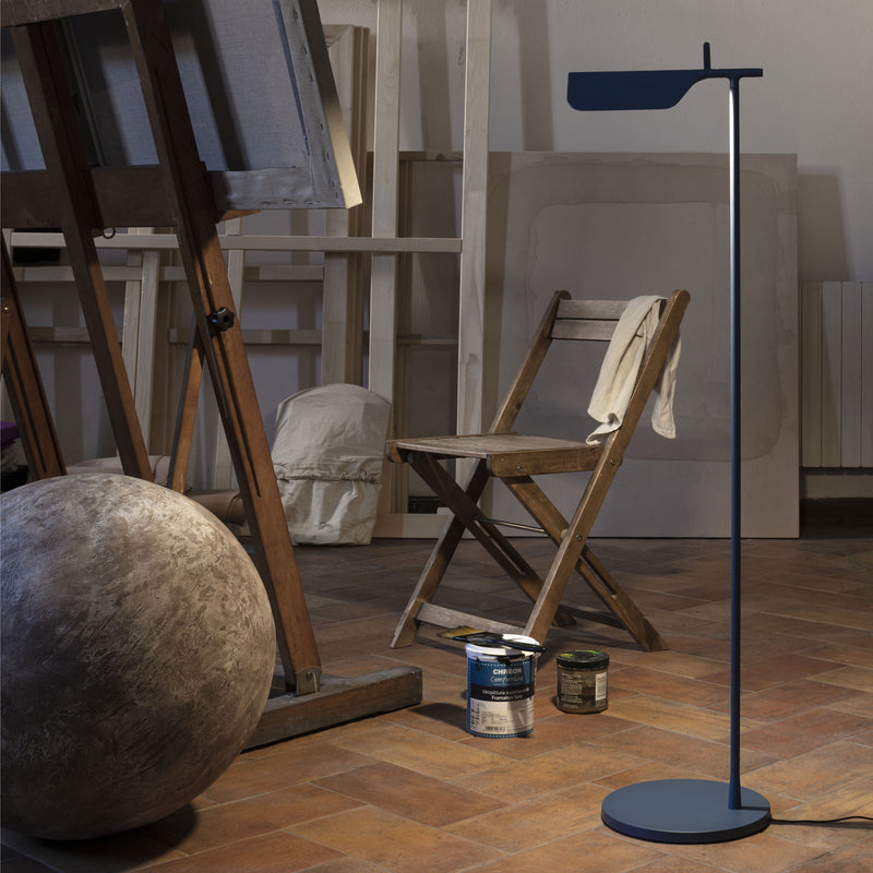 Flos - Tab F LED-Stehleuchte | matt blau