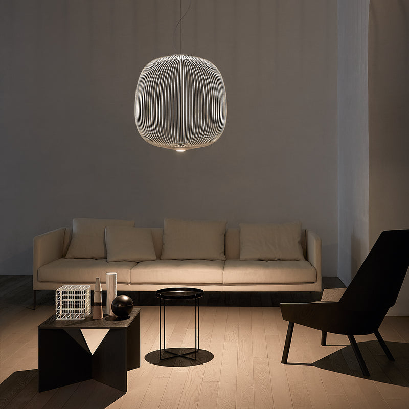 Foscarini - Spokes Pendelleuchte 2 | mit MyLight / large / weiß