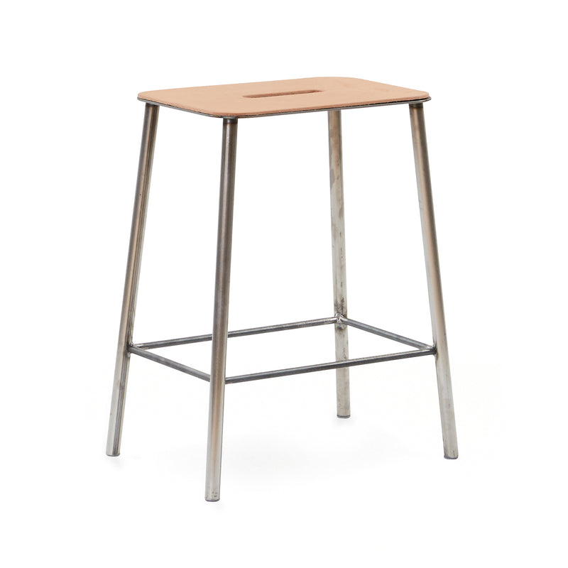 Frama - Adam Hocker | H 50 cm / Leder natur