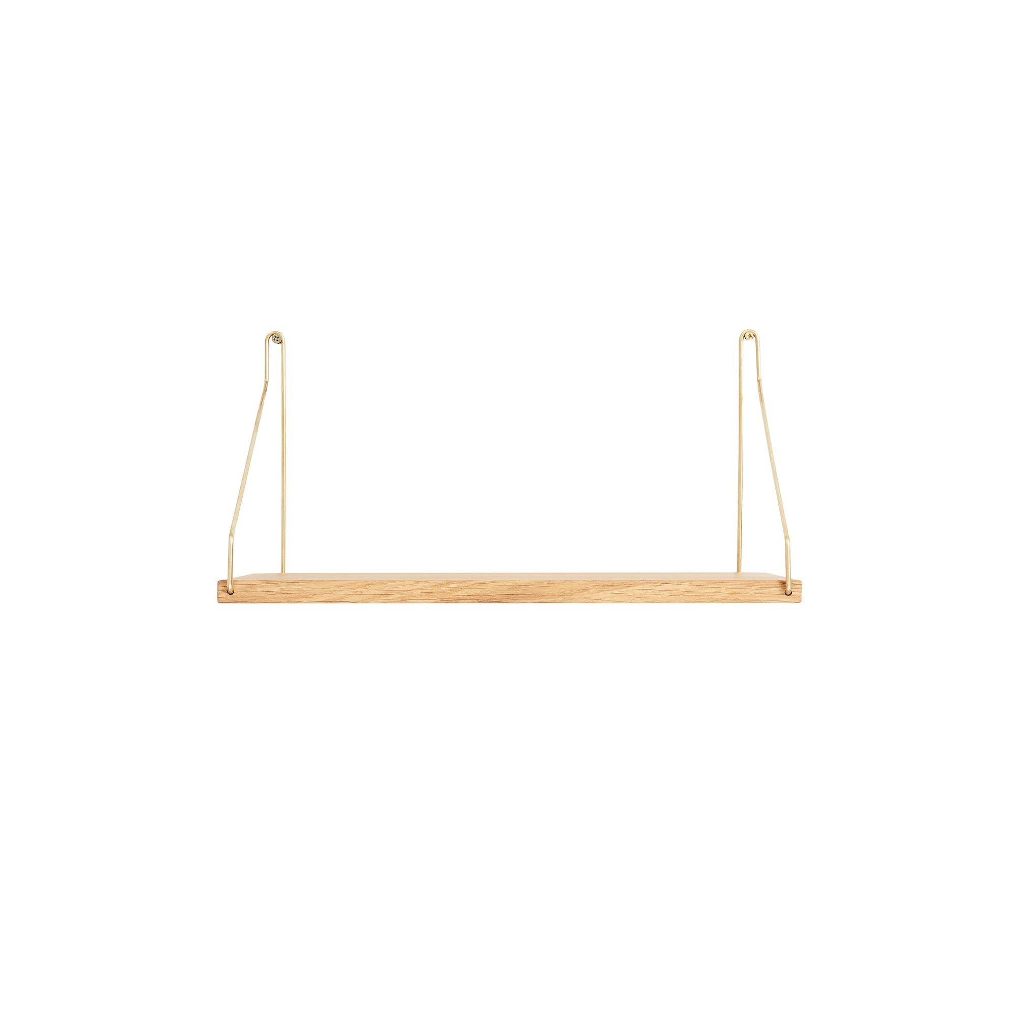 Frama - Shelf Wandregal | 40 x 20 cm / Eiche/Messing