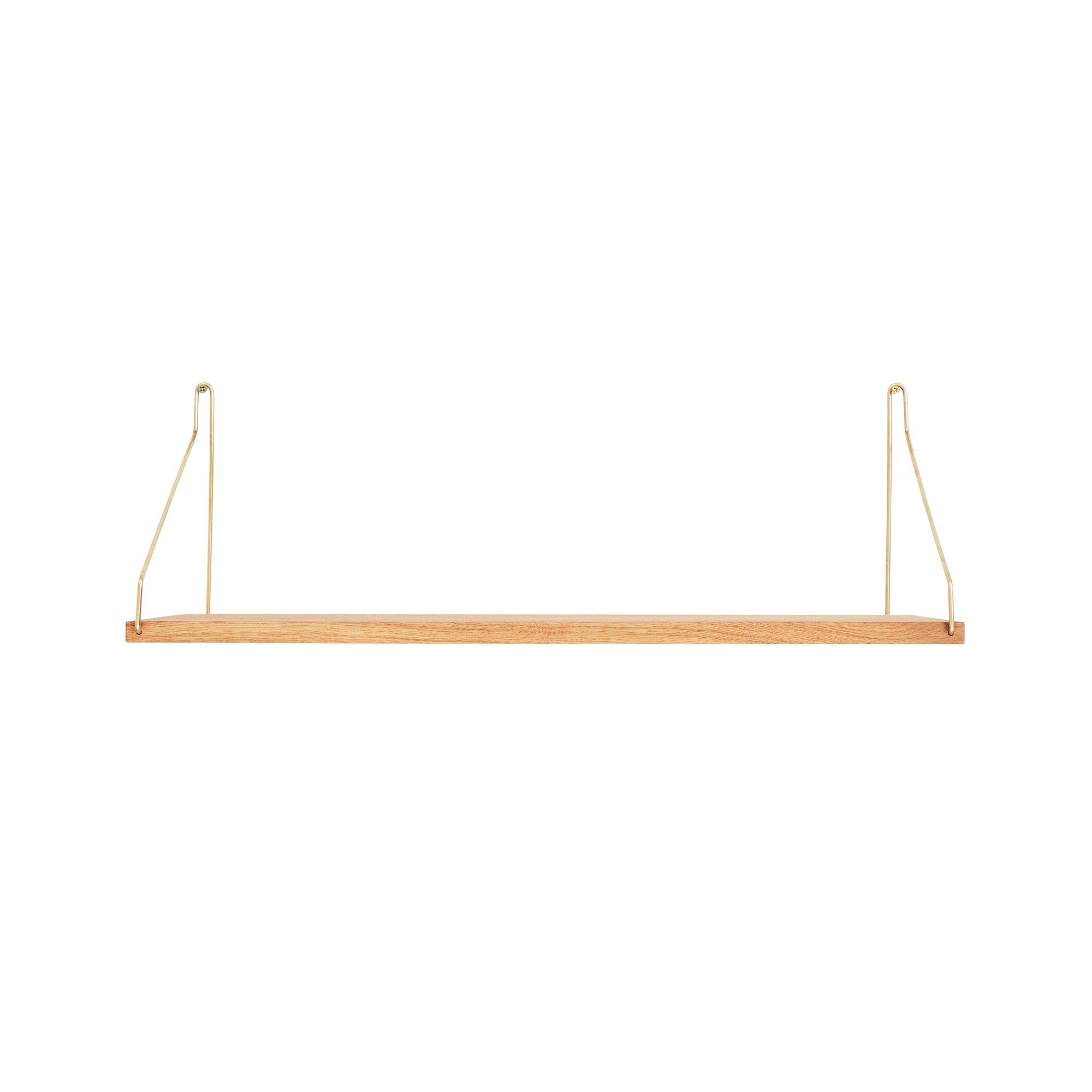 Frama - Shelf Wandregal | 60 x 20 cm / Eiche/Messing